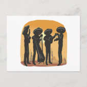 Mexicaanse muziek briefkaart (Voorkant)