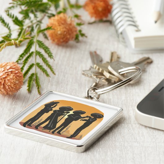 Mexicaanse muziek sleutelhanger (Zijkant)