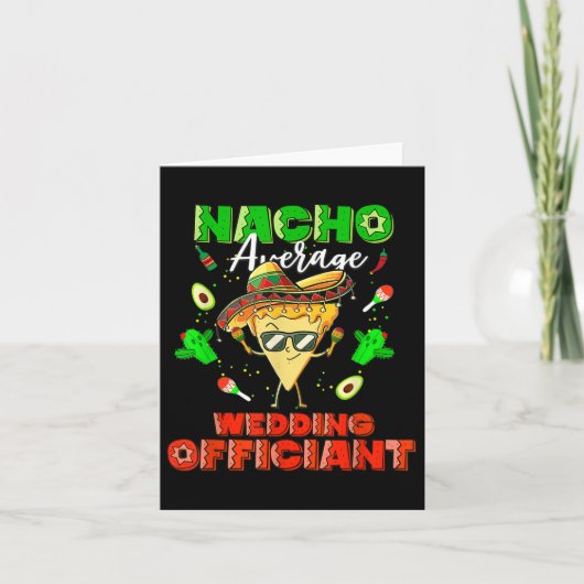 Mexicaanse Nacho-functionaris voor Gemiddelde brui Kaart (Voorkant)