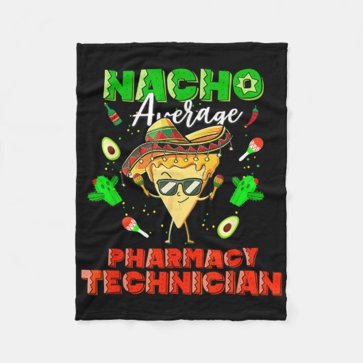 Mexicaanse Nacho gemiddelde apotheek technicus Fleece Deken (Voorkant)
