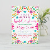 Mexicaanse Nacho Gemiddelde Bridal Shower Kaart (Staand voorkant)