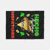 Mexicaanse Nacho Gemiddelde Dispatcher Fleece Deken (Voorkant (Horizontaal))