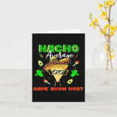 Mexicaanse Nacho Gemiddelde Spelshowpresentator Kaart (Gele Bloem)