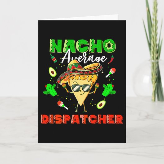 Mexicaanse Nacho Gemiddelde Verzender  Kaart (Voorkant)