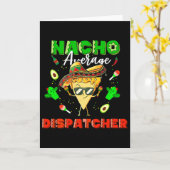 Mexicaanse Nacho Gemiddelde Verzender  Kaart (Gele Bloem)