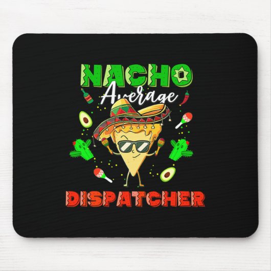 Mexicaanse Nacho Gemiddelde Verzender Muismat (Voorkant)