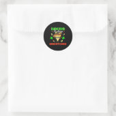 Mexicaanse Nacho Gemiddelde Verzender Ronde Sticker (Tas)