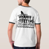 Mexicaanse neef Tequila T-shirt (Achterkant volledig)
