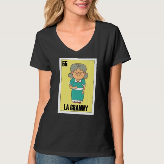 Mexicaanse oma La Granny T-shirt (Voorkant)