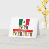 Mexicaanse Onafhankelijkheidsdag 16 september Kaart (Gele Bloem)