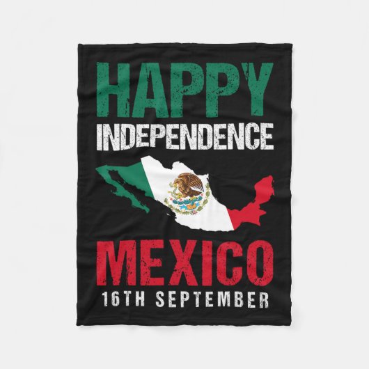 mexicaanse onafhankelijkheidsdag 16 september mexi fleece deken (Voorkant)