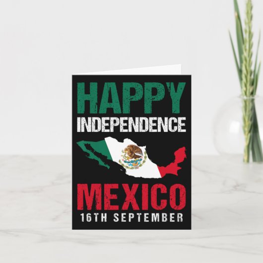 mexicaanse onafhankelijkheidsdag 16 september mexi kaart (Voorkant)