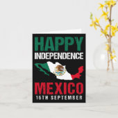 mexicaanse onafhankelijkheidsdag 16 september mexi kaart (Gele Bloem)