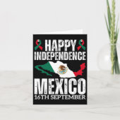 mexicaanse onafhankelijkheidsdag 16 september mexi kaart (Voorkant)