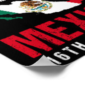 mexicaanse onafhankelijkheidsdag 16 september mexi poster (Hoek)
