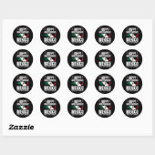 mexicaanse onafhankelijkheidsdag 16 september mexi ronde sticker (Vel)