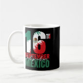 Mexicaanse Onafhankelijkheidsdag Shirt Mexico FL Koffiemok (Links)