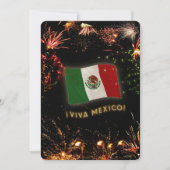 Mexicaanse Onafhankelijkheidsdag Uitnodiging (Voorkant)