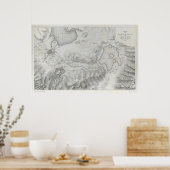 Mexicaanse Oorlogskaart Poster (Keuken)