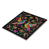 Mexicaanse otomi Ceramic Tegel Tegeltje (Zijkant)