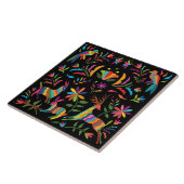 Mexicaanse otomi Ceramic Tegel Tegeltje (Zijkant)
