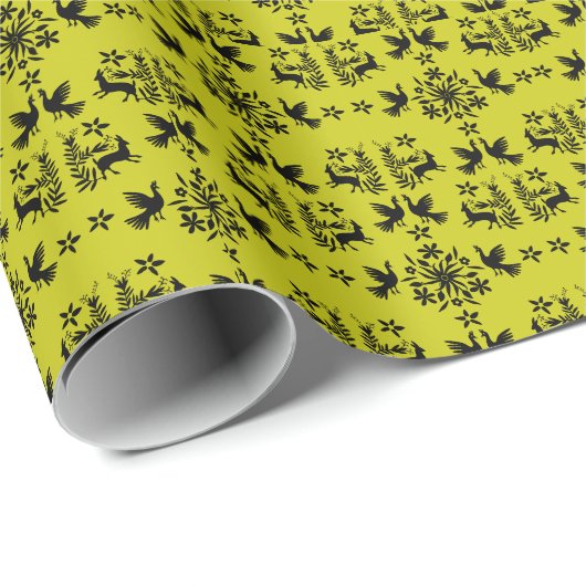 Mexicaanse Otomi Home Decor Cadeaupapier (Rol Hoek)