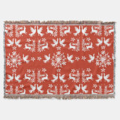 Mexicaanse Otomi Home Decor Deken (Voorkant)
