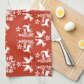 Mexicaanse Otomi Home Decor Theedoek (Quarter Fold)