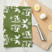 Mexicaanse Otomi Home Decor Theedoek (Quarter Fold)