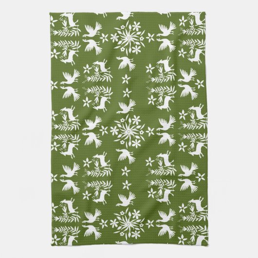 Mexicaanse Otomi Home Decor Theedoek (Verticaal)