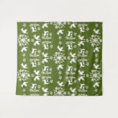 Mexicaanse Otomi Home Decor Wandkleed (Voorkant (horizontaal))