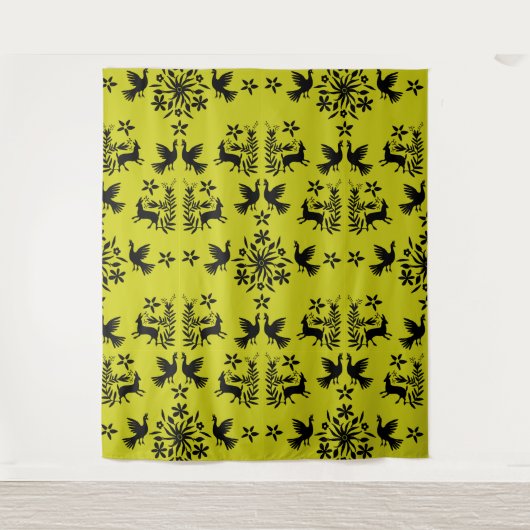 Mexicaanse Otomi Home Decor Wandkleed (Voorkant)