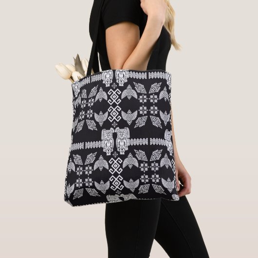 Mexicaanse Otomi Huisdecoratie Tote Bag (Dichtbij)