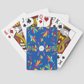 Mexicaanse Otomi Monogrammed-speelkaarten Pokerkaarten