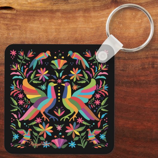 Mexicaanse otomi sleutelhanger (Achterkant)