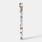 Mexicaanse Otomi stijl fel patroon iPhone Hoesje (Linkerkant)