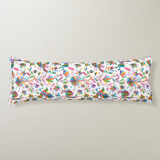 Mexicaanse Otomi-stijl fel patroon Lichaamskussen