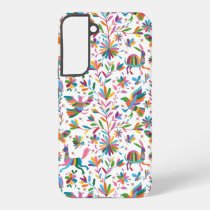 Mexicaanse Otomi stijl fel patroon Samsung Galaxy Hoesje