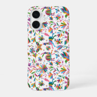 Mexicaanse Otomi stijl helder patroon