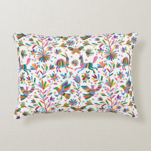Mexicaanse Otomi Style Bright Pattern Accent Kussen