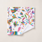 Mexicaanse Otomi Style Bright Pattern Bad Handdoek (Wasdoekje)