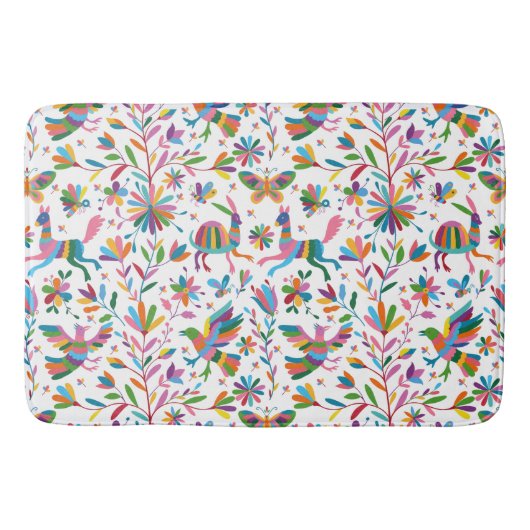 Mexicaanse Otomi Style Bright Pattern Badmat (Voorkant)