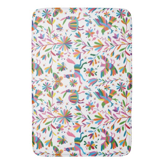 Mexicaanse Otomi Style Bright Pattern Badmat (Voorkant Verticaal)