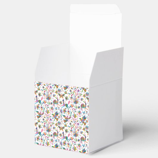 Mexicaanse Otomi Style Bright Pattern Bedankdoosjes (Geopend)
