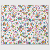 Mexicaanse Otomi Style Bright Pattern Cadeaupapier (Vlak)