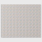 Mexicaanse Otomi Style Bright Pattern Cadeaupapier (Vlak)