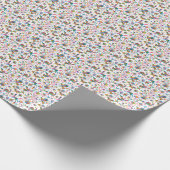 Mexicaanse Otomi Style Bright Pattern Cadeaupapier (Hoek)