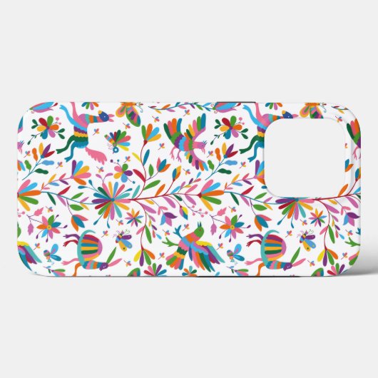 Mexicaanse Otomi Style Bright Pattern Case-Mate iPhone Case (Achterkant (horizontaal))