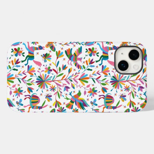 Mexicaanse Otomi Style Bright Pattern Case-Mate iPhone Case (Achterkant (horizontaal))