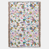 Mexicaanse Otomi Style Bright Pattern Deken (Voorkant Verticaal)